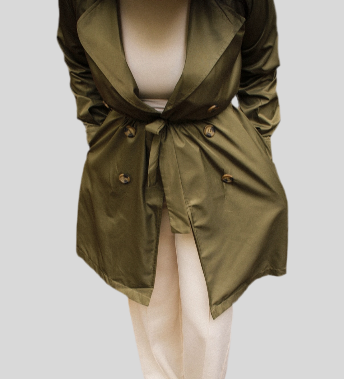 Green Trench Coat