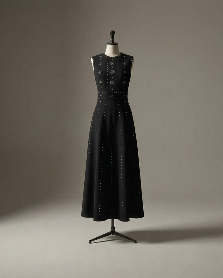 Noir Étoile Dress