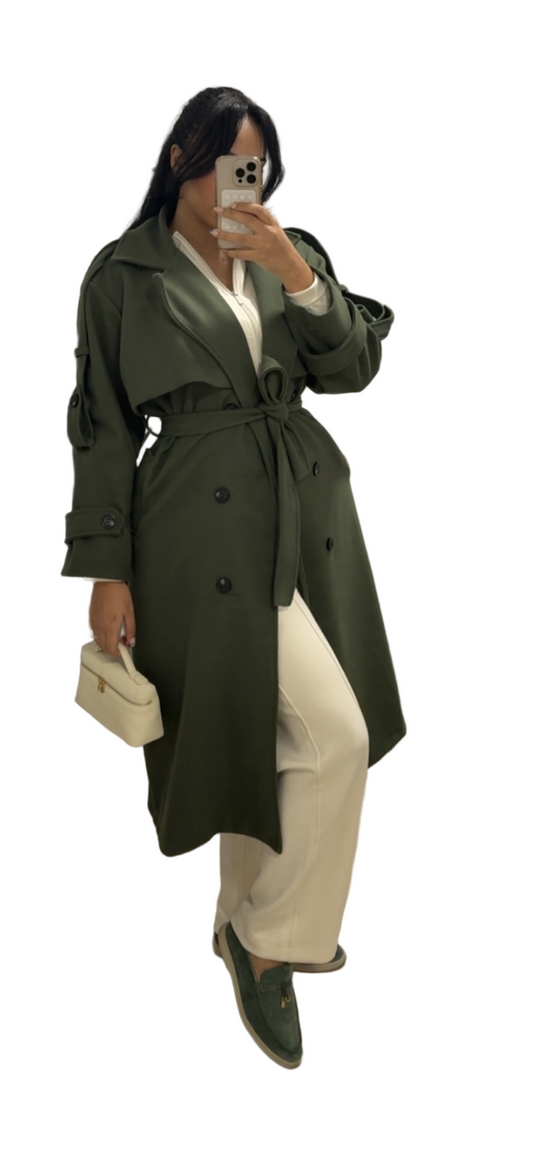 The Wool Trench Green