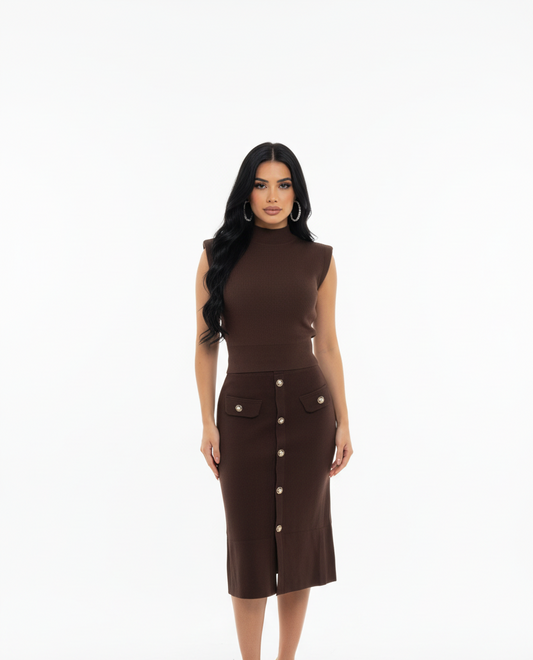 Brown Royal Midi Set